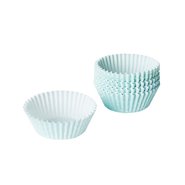 Mint Unisex Spotty Cupcake Cases Unisex - Pack of 48