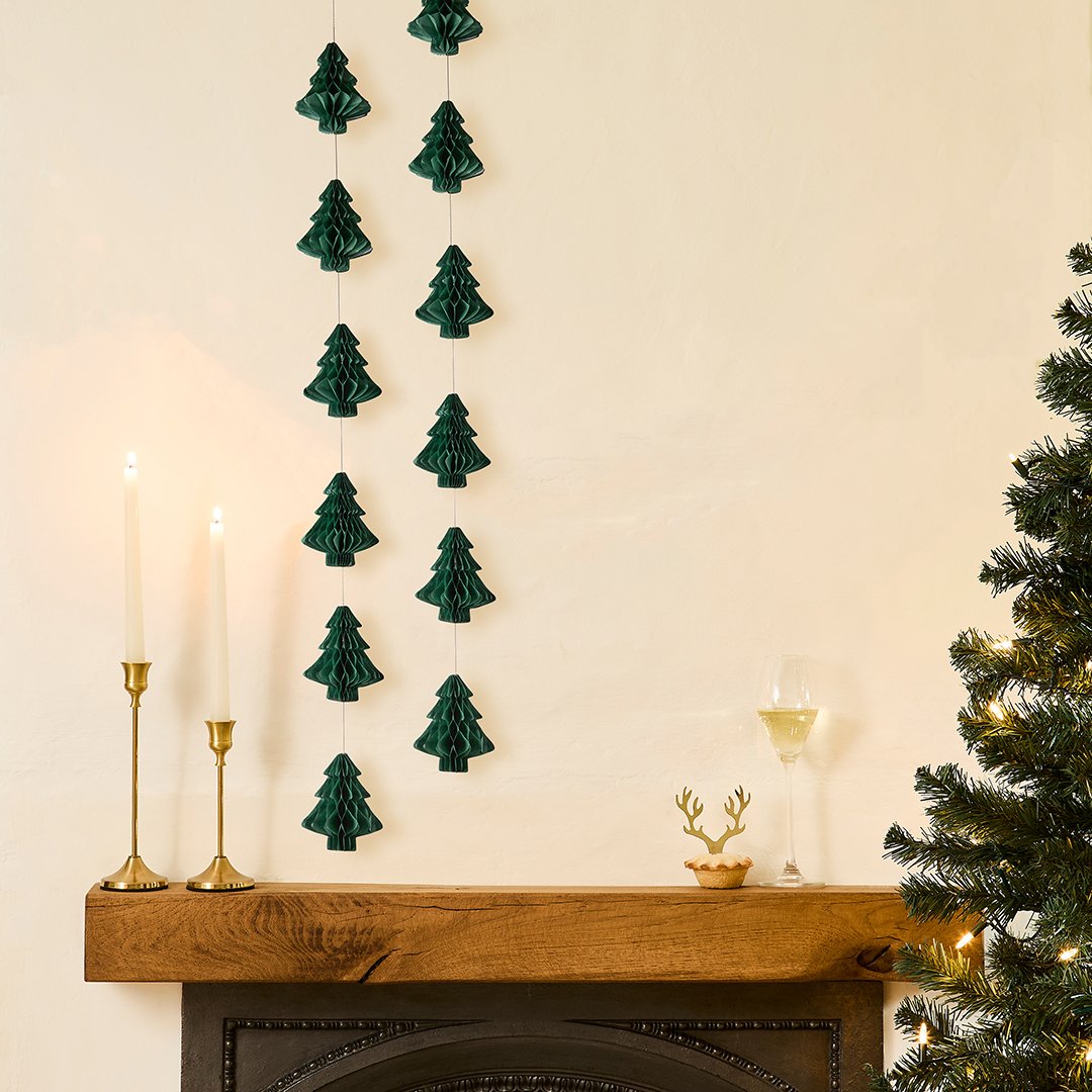 Honeycomb Tree Garland 2m