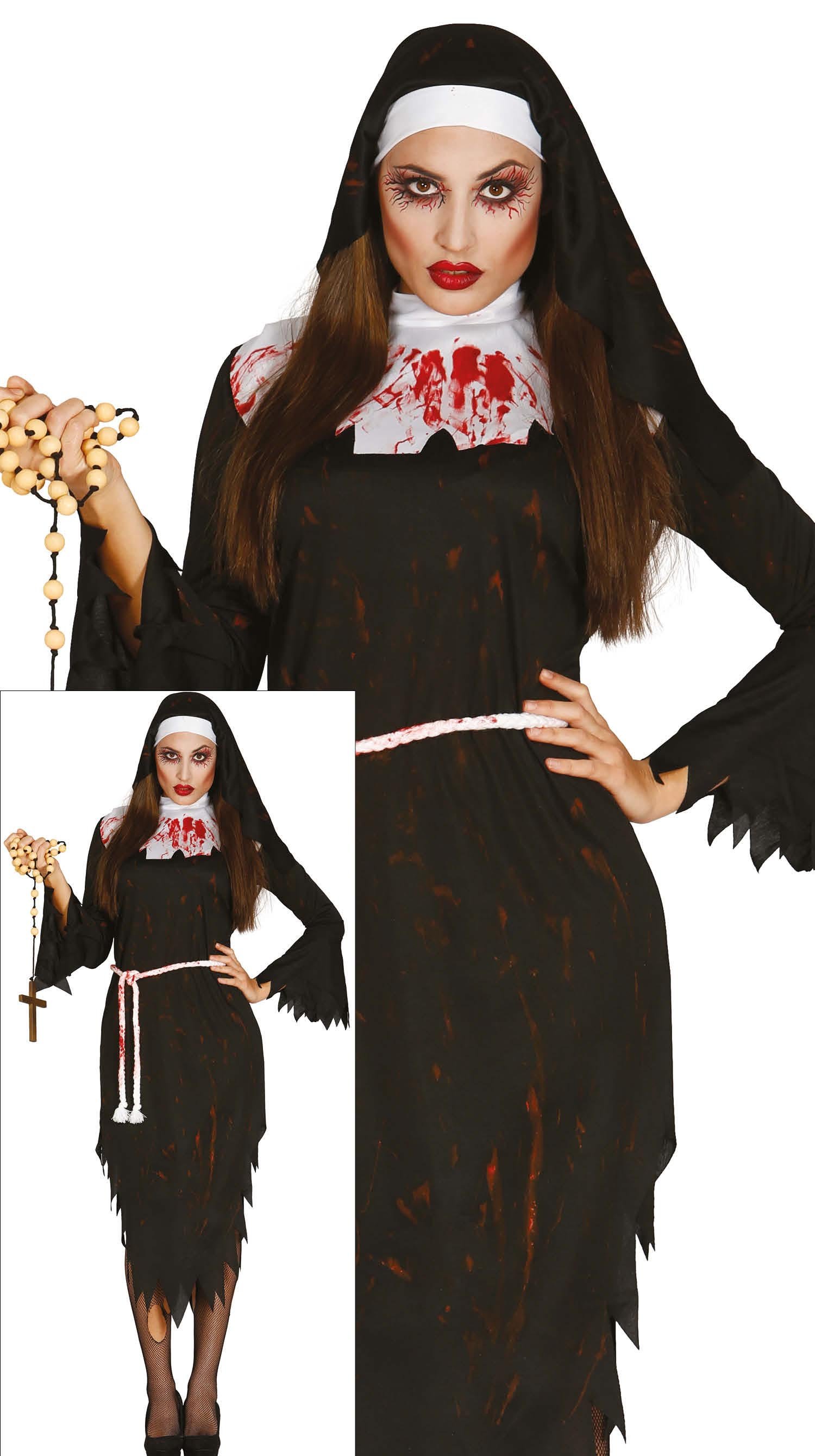 Adult Zombie Nun, Size L 42-44