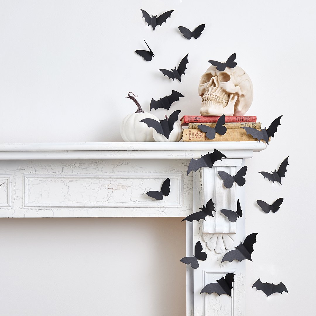 3D Bats & Butterflies - Pack of 24