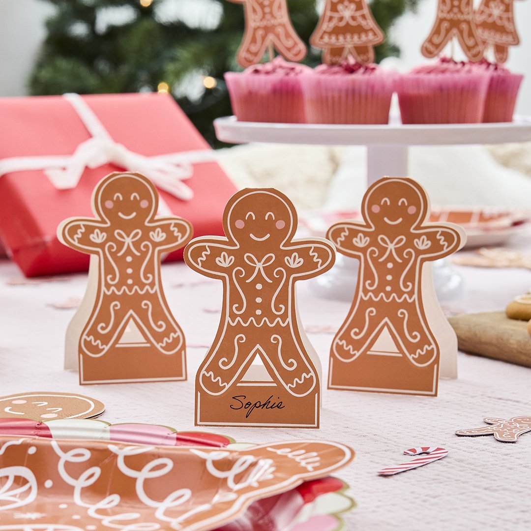 Gingerbread Place Cards - Pack of 10