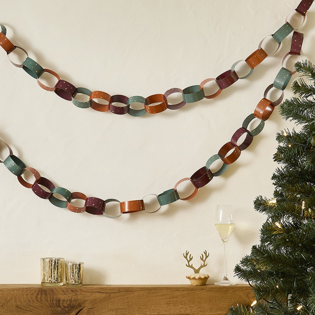 Star Paper Chains - Pack of 48