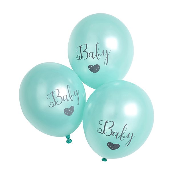 Unisex 'Baby' 12" Latex Balloons - Pack of 6